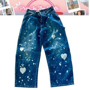 Pilcro The Kayden Barrel Carpenter Heart Jeans 28x28 Anthropologie